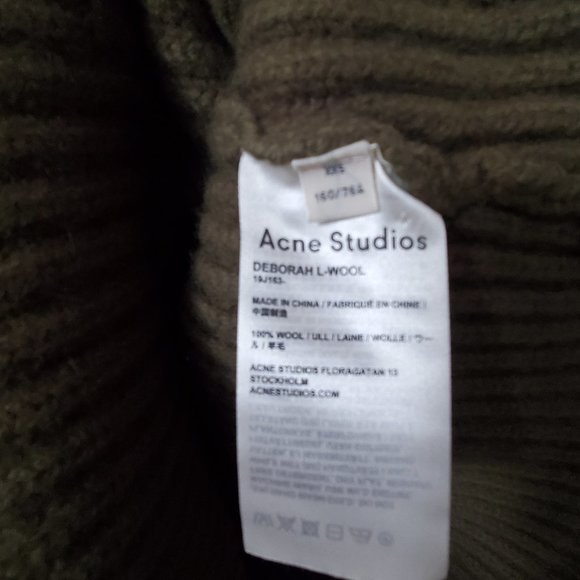 Acne Deborah 100% Wool Sweater, XXS - Picture 4 of 4